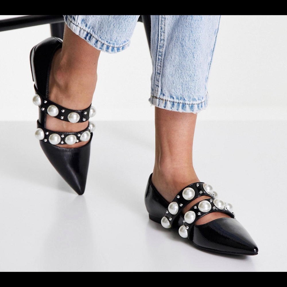 ASOS design shoes, color: black, size: US 7
